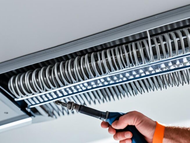 Garage Door Spring inspection and lubrication In North Brisbane