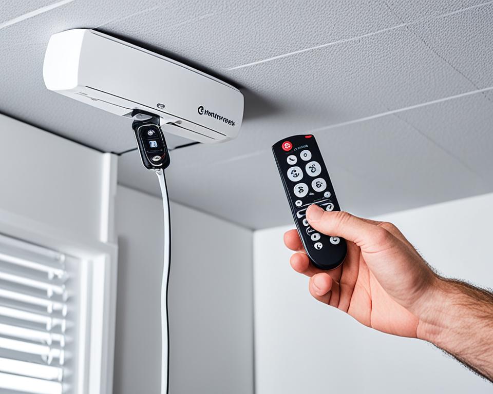 Installing universal garage remote