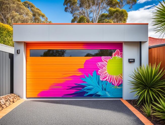 can you paint a steel garage door In australia