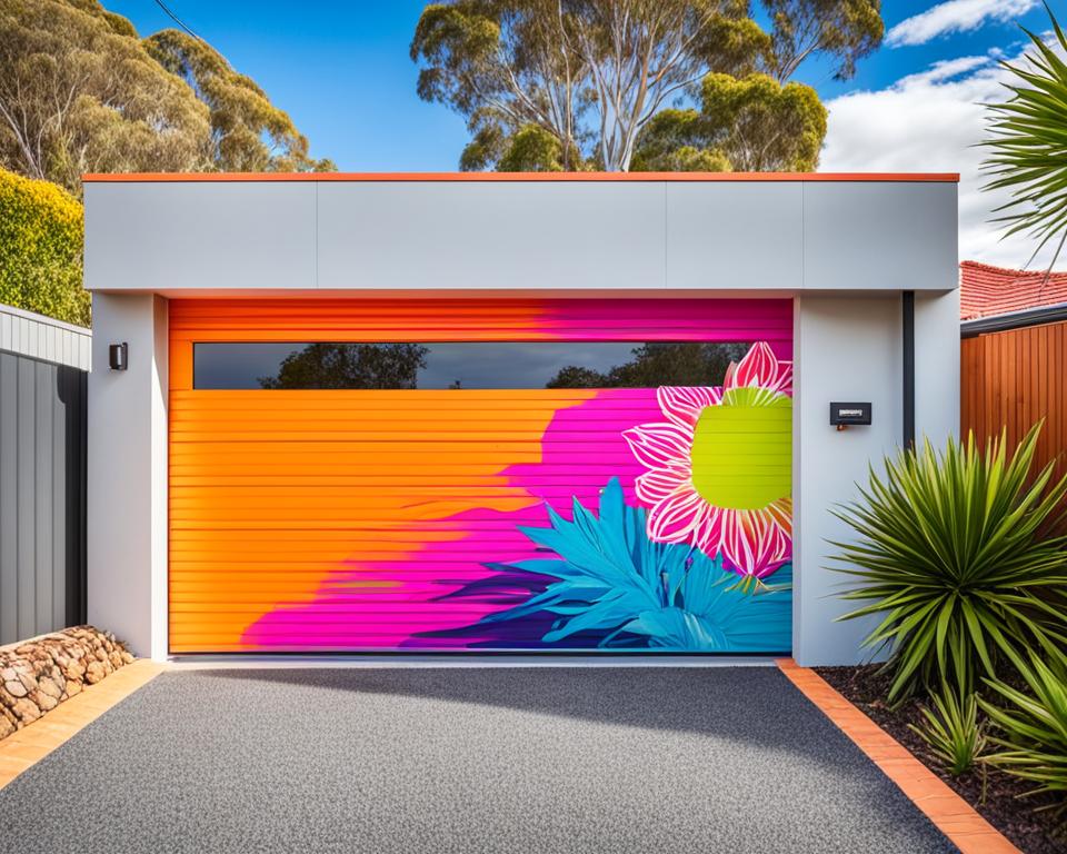 can you paint a steel garage door In australia