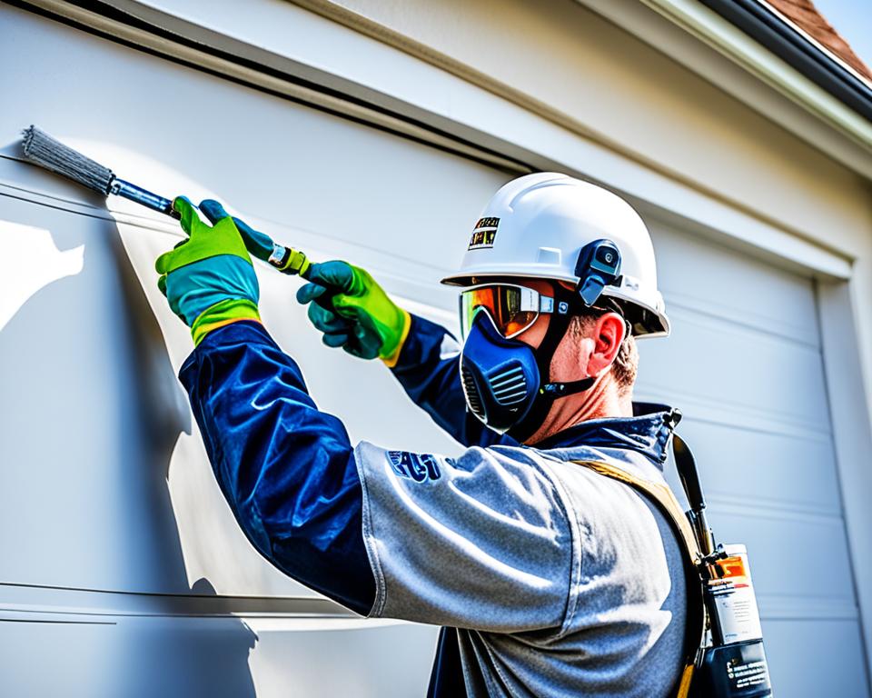 professional garage door painting services