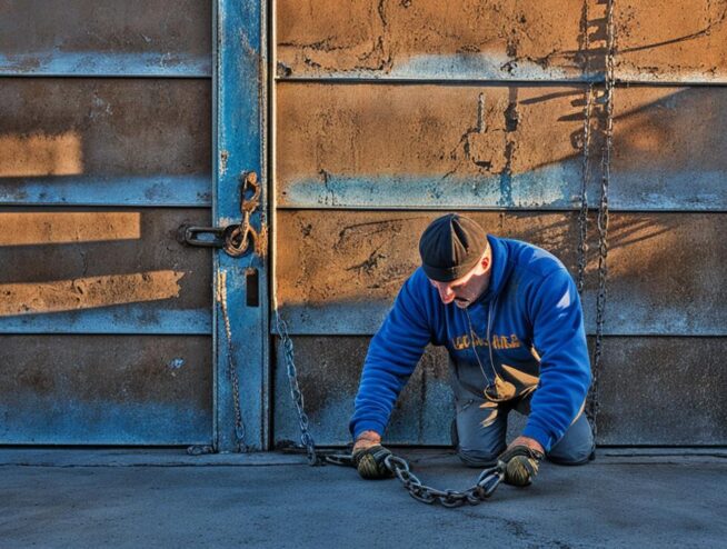 how to open old garage door manually In australia