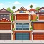 Popular garage door styles