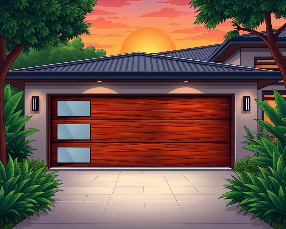 Stylish Garage Door enhancing curb appeal